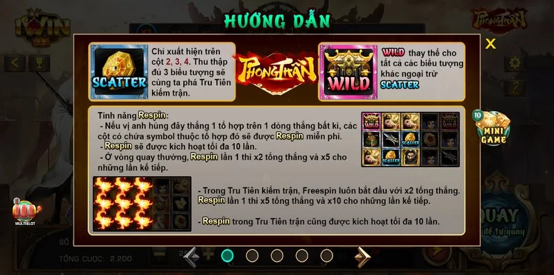 Luật lệ quay hũ Phong Thần IWIN