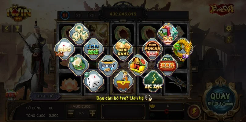 Trải nghiệm mini game kết hợp trong nổ hũ